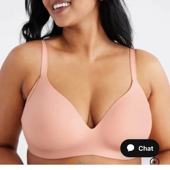 KNIX WingWoman Contour Bra Seashell Pink 7+ 38E 36F 38F - Picture 1 of 6